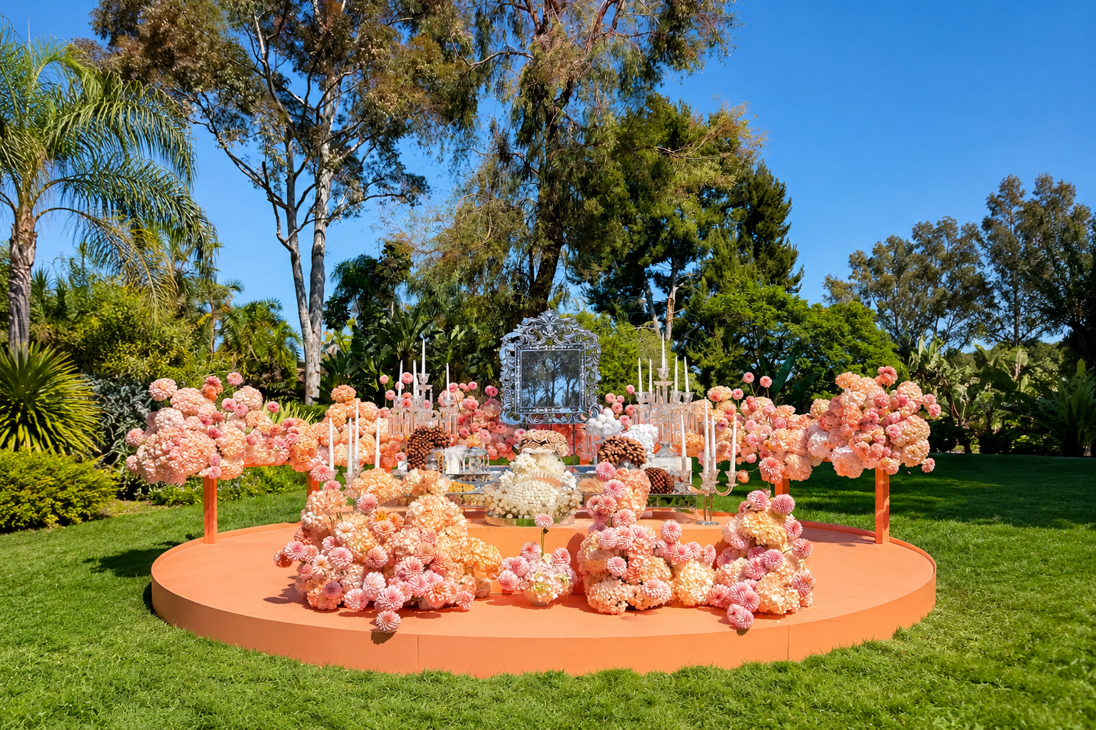 Garden Collection - Romantic garden-inspired Sofreh Aghd with greenery