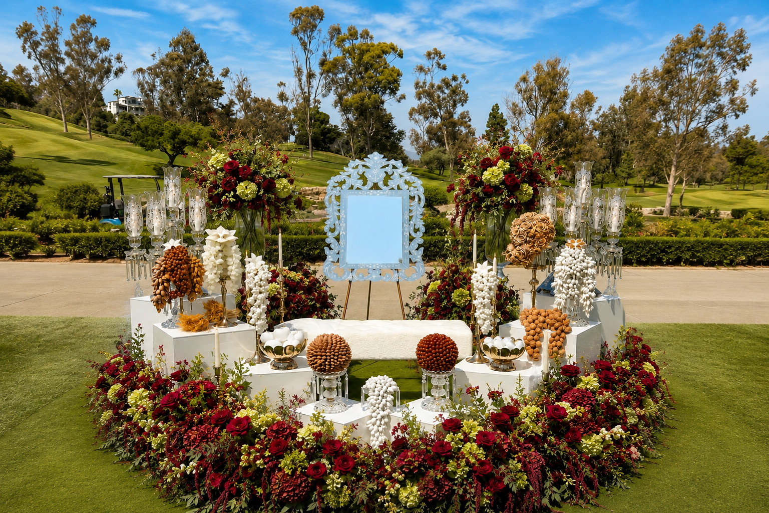 Premier Collection - Fully custom one-of-a-kind Sofreh Aghd ceremony design